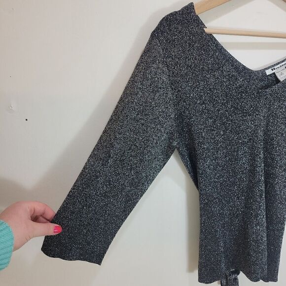 Nygard Silver Sparkle Sweater - Picture 3 of 5